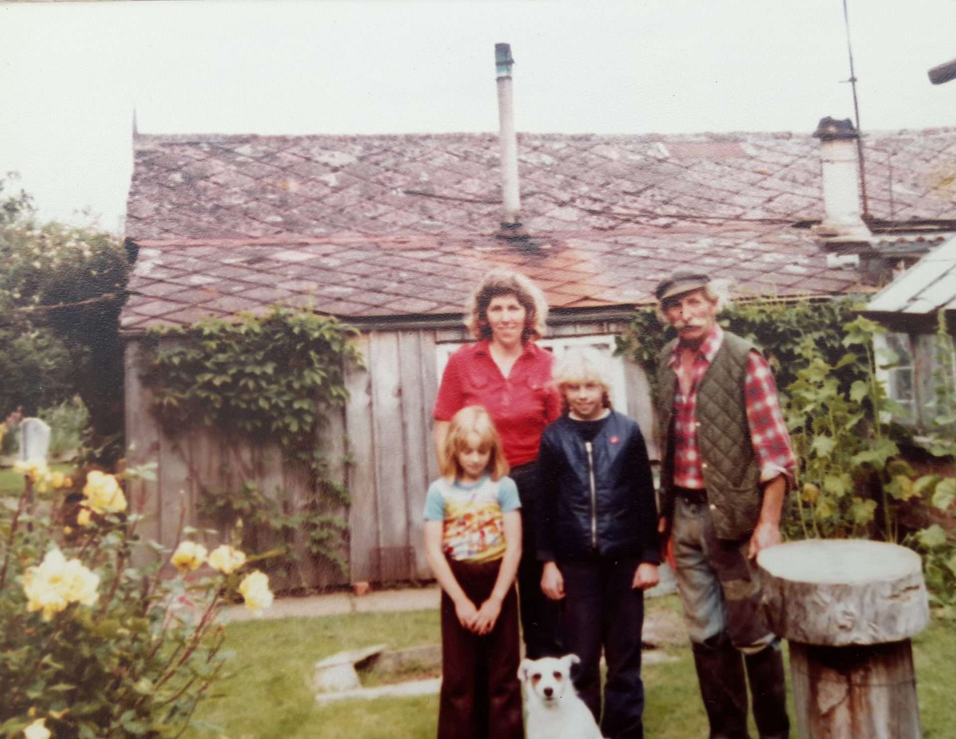 Owner Jane Corner and childhood family